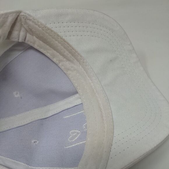 Bride Women's Snapback Hat White One Size Adjustable Embroidered Vented Holes - Picture 8 of 10